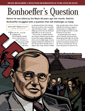 Bonhoeffer’s Question