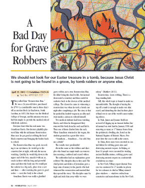 A Bad Day for Grave Robbers