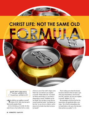Christ Life: Not the Same Old Formula