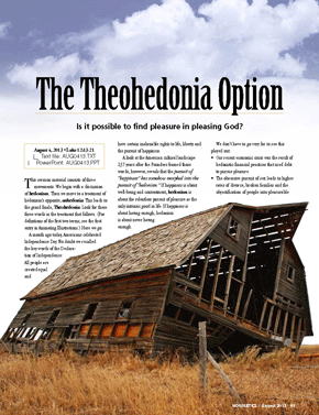 The Theohedonia Option