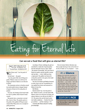 Eating for Eternal Life