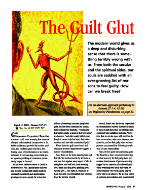 The Guilt Glut 