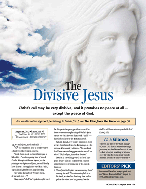 The Divisive Jesus