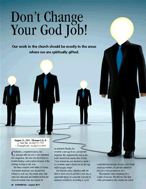 Don't Change Your God Job!
