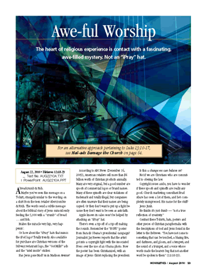 Awe-ful Worship