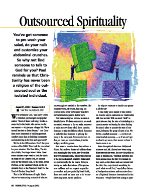 Outsourced Spirituality