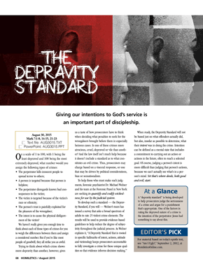 The Depravity Standard