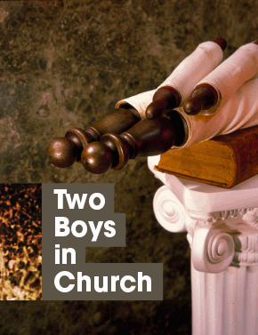Two Boys in Church