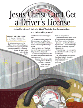 Jesus Christ Can’t Get a Driver’s License