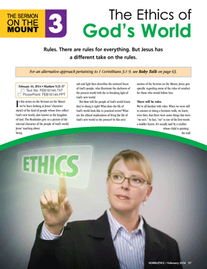 The Ethics of God's World (1)