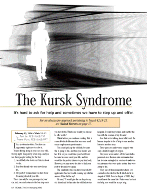 The Kursk Syndrome