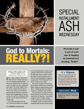 God to Mortals: Really?!