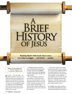 A Brief History of Jesus