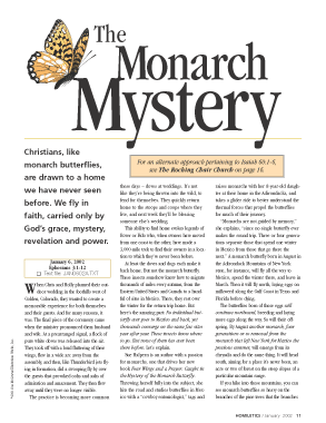 The Monarch Mystery