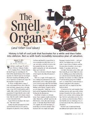 The Smell Organ (and Other Cool Ideas)