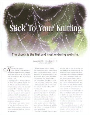 Stick To Your Knitting