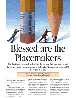 Blessed are the Placemakers