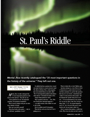 St. Paul’s Riddle