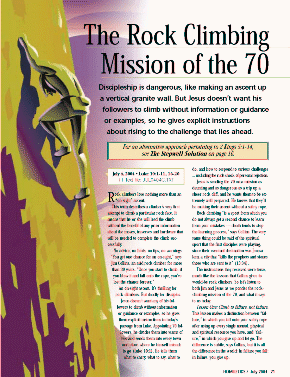 The Rock Climbing Mission of the 70