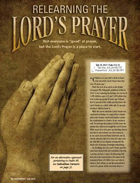 Relearning the Lord's Prayer