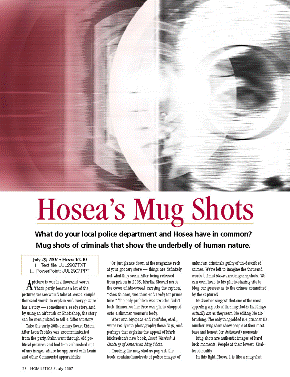 Hosea’s Mug Shots