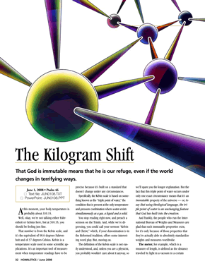 The Kilogram Shift