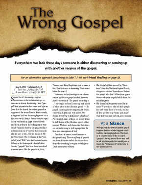 The Wrong Gospel