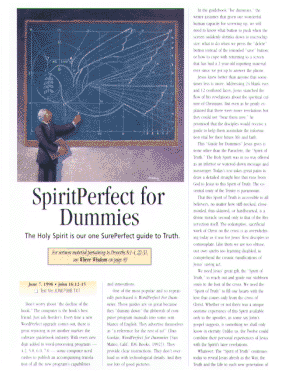 SpiritPerfect for Dummies