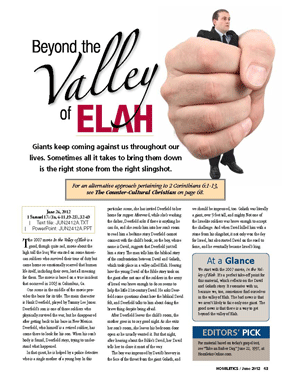 Beyond the Valley of Elah