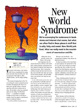 New World Syndrome