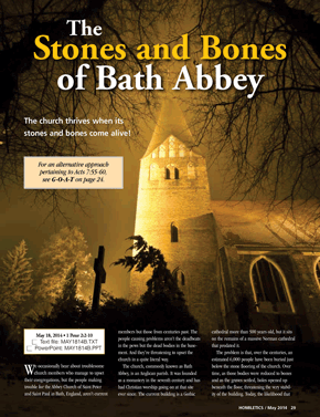 The Stones and Bones of Bath Abbey