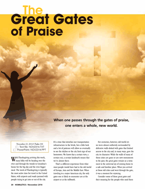 The Great Gates of Praise