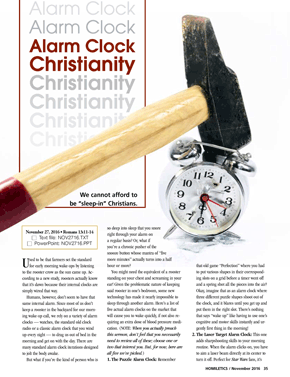 Alarm Clock Christianity