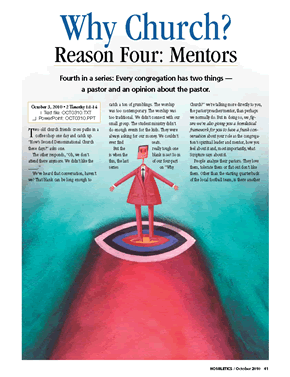 Why Church? Reason Four: Mentors