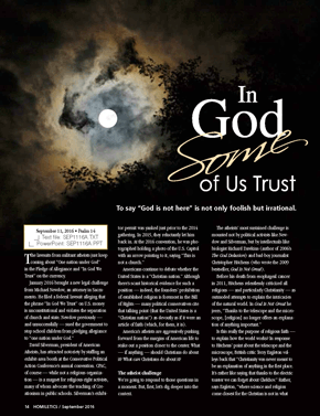 In God Some of Us Trust