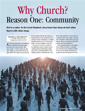 Why Church? Reason One: Community