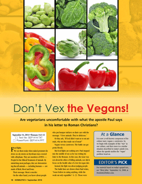 Don't Vex the Vegans