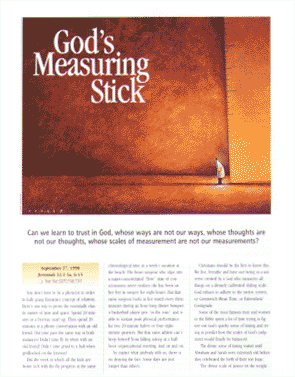 God's Measuring Stick